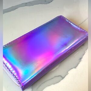 Metallic purple wallet. 💜 New